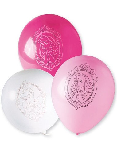 Lot de 6 ballons Princesses Disney