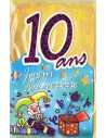 Carte Joyeux Anniversaire 10 ans