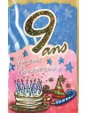 Carte Joyeux Anniversaire 9 ans