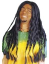 Perruque rasta noire