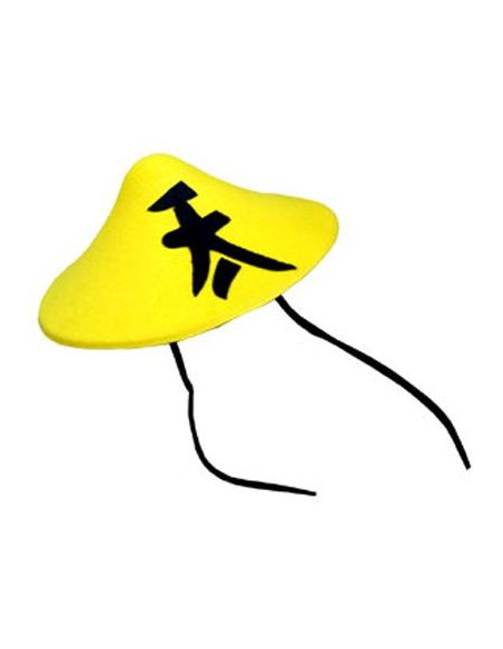 Chapeau asiatique jaune