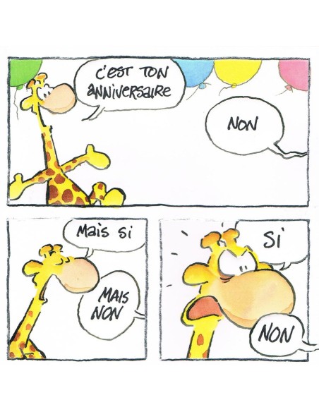 Carte pliante c'est ton anniversaire