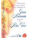 Carte joyeux anniversaire de la part de nous tous