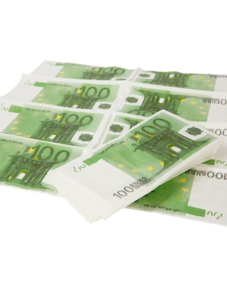 10 serviettes billet de 100 euros