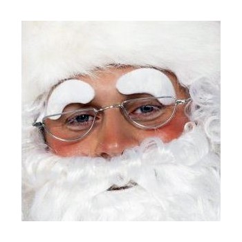 Sourcils blancs du Père Noël