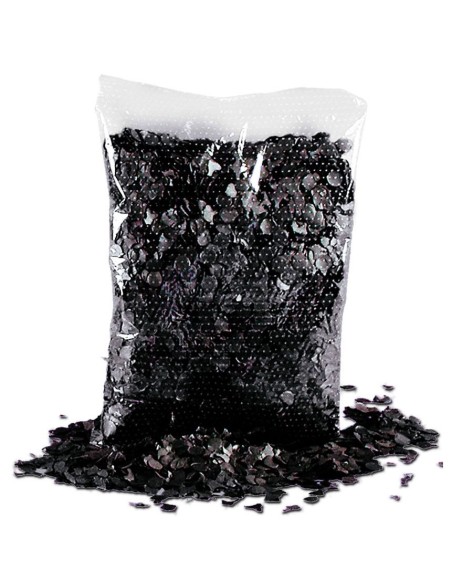 Sachet confettis noirs 200g