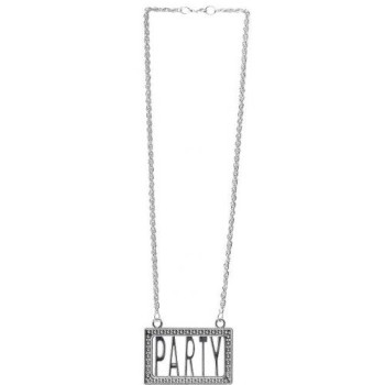 Collier "Party" argenté