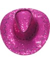 Chapeau cow-boy paillettes brillantes