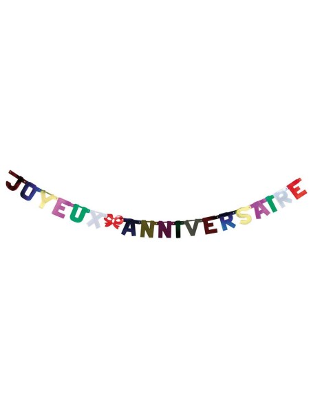 Guirlande lettres "Joyeux Anniversaire"