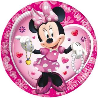 8 assiettes carton Minnie Mouse